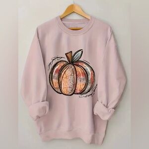 Pink Pumpkin Sweatshirt - perfect for fall! NIB